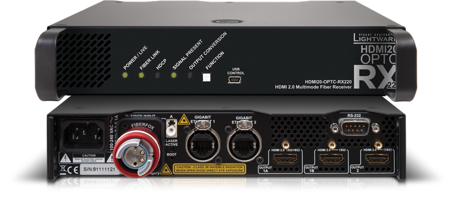Lightware - OPTC系列 4K60 HDMI专业租赁光纤收发器